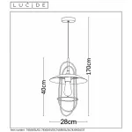 Подвесной светильник Lucide Masson 74309/01/02 