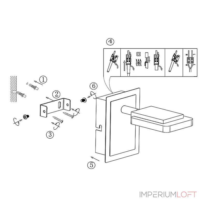 Спот Globo Manjola 56206-1 Цвет арматуры хром Цвет плафонов хром от ImperiumLoft