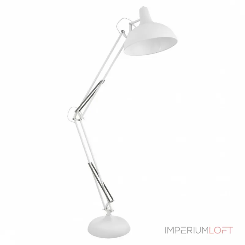 Торшер Arte Lamp Goliath A2487PN-1WH Цвет арматуры белый Цвет плафонов белый от ImperiumLoft Торшер Arte Lamp Goliath A2487PN-1WH Цвет арматуры белый Цвет плафонов белый от ImperiumLoft