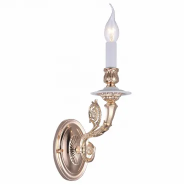 Бра Arte Lamp 7024 A7024AP-1WG Цвет арматуры золото Цвет плафонов белый Бра Arte Lamp 7024 A7024AP-1WG Цвет арматуры золото Цвет плафонов белый