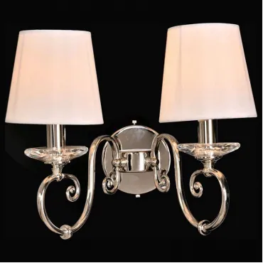 Бра Newport 1110 1112/A Цвет арматуры никель Цвет плафонов белый