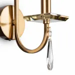 Бра Freya Forte FR1006WL-01G Цвет арматуры золото Цвет плафонов прозрачный от ImperiumLoft