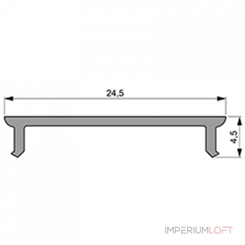 Профиль накладной  Deko-Light P-01-20 983045 от ImperiumLoft