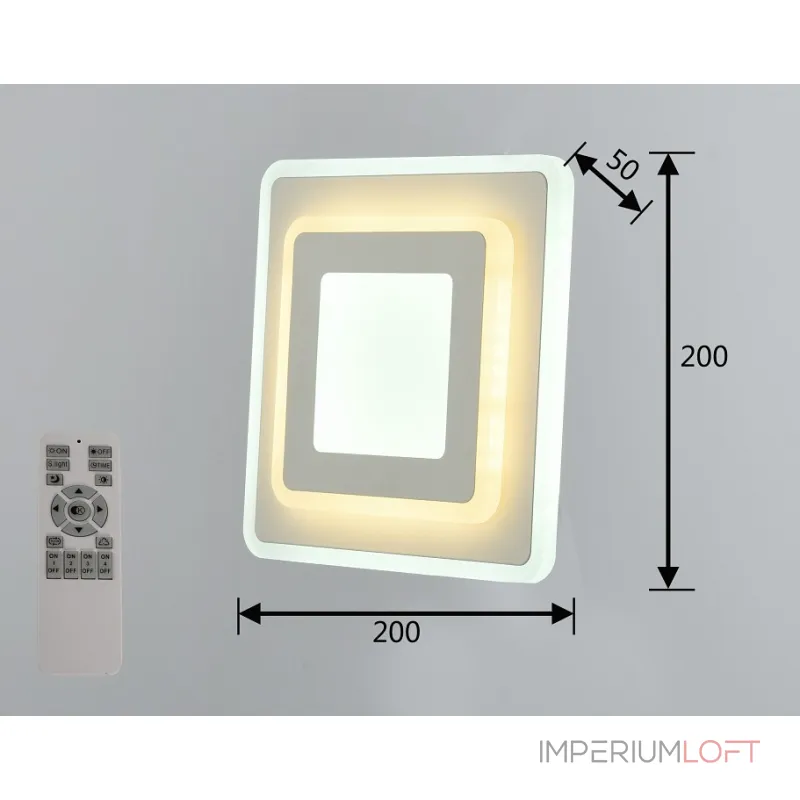 Накладной светильник F-promo Ledolution 2278-1W Цвет арматуры белый Цвет плафонов белый от ImperiumLoft