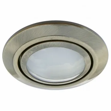 Комплект из 3 встраиваемых светильников Arte Lamp Topic A2023PL-3AB Цвет арматуры бронза Цвет плафонов прозрачный