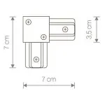 Соединитель Nowodvorski Profile 9456 от ImperiumLoft