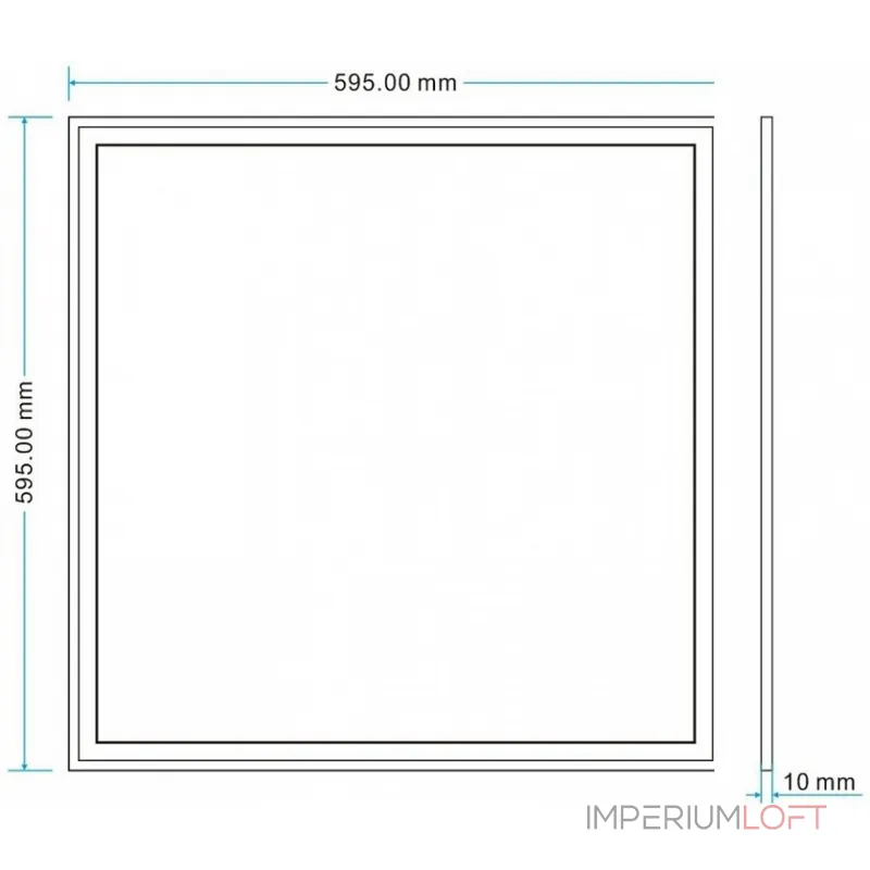 Светильник для потолка Армстронг Deko-Light Eco Line 100039 Цвет арматуры белый Цвет плафонов белый от ImperiumLoft
