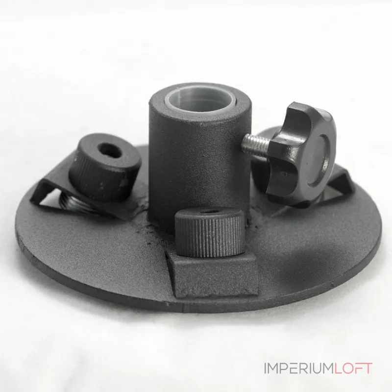 Торшер Lussole Sherrelwood GRLSP-9824 Цвет арматуры черный Цвет плафонов золото от ImperiumLoft