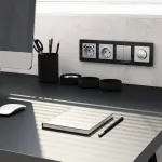 Рамка на 4 поста Werkel Acrylic черный a062133 от ImperiumLoft