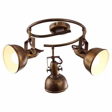 Спот Arte Lamp Martin A5215PL-3BR Цвет арматуры коричневый Цвет плафонов коричневый