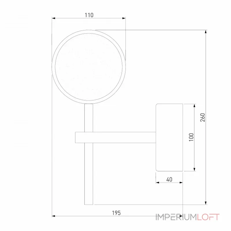 Бра Eurosvet Monica 90173/1 хром 5W от ImperiumLoft Бра Eurosvet Monica 90173/1 хром 5W от ImperiumLoft