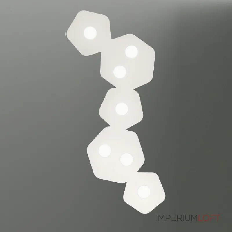 Накладной светильник Mantra Area 6640 Цвет арматуры белый Цвет плафонов белый от ImperiumLoft