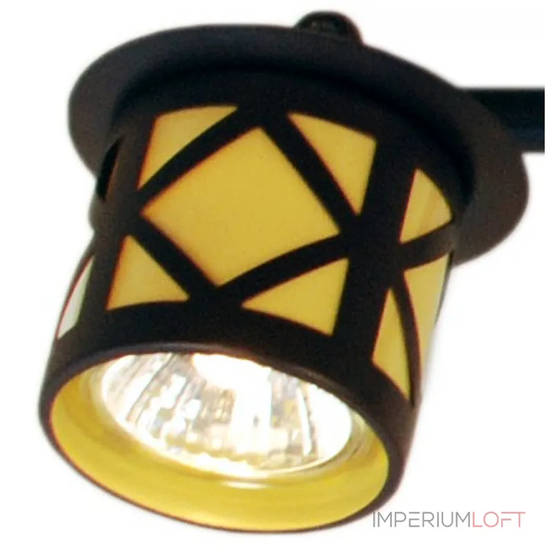 Спот Citilux Гессен CL536541 Цвет арматуры коричневый Цвет плафонов желтый от ImperiumLoft