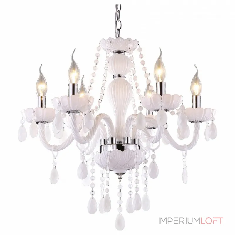 Подвесная люстра Arte Lamp Teatro A3964LM-6WH Подвесная люстра Arte Lamp Teatro A3964LM-6WH