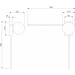Бра Eurosvet Fredo 40035/1 золото от ImperiumLoft