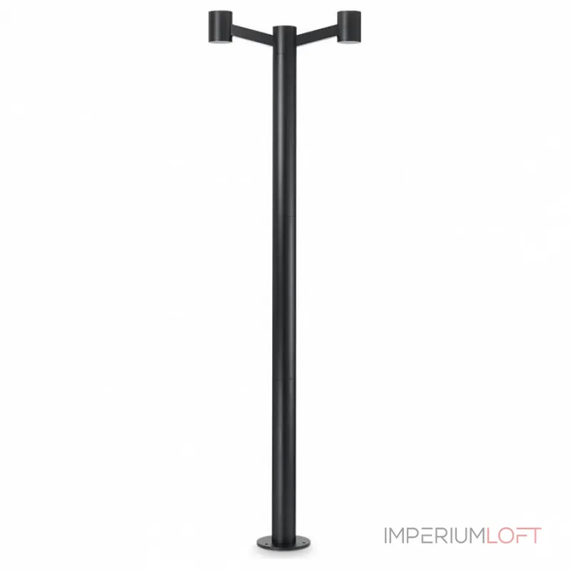 Фонарный столб Ideal Lux Clio CLIO MPT2 NERO Цвет плафонов белый от ImperiumLoft Фонарный столб Ideal Lux Clio CLIO MPT2 NERO Цвет плафонов белый от ImperiumLoft