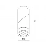 Светильник на штанге Donolux DL18438 DL18438/11WW-R White от ImperiumLoft