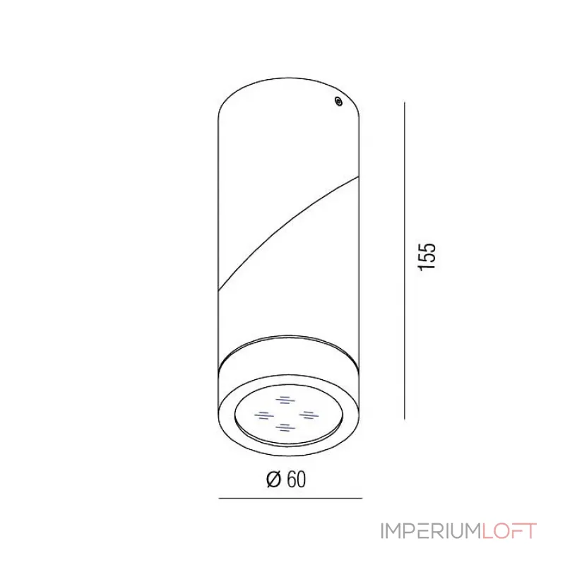 Светильник на штанге Donolux DL18438 DL18438/11WW-R White от ImperiumLoft