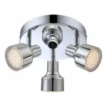 Спот Globo Rois 56213-3 Цвет арматуры хром Цвет плафонов хром от ImperiumLoft