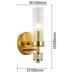 Бра Favourite Aesthetic 2673-1W цвет арматуры золото цвет плафонов прозрачный от ImperiumLoft