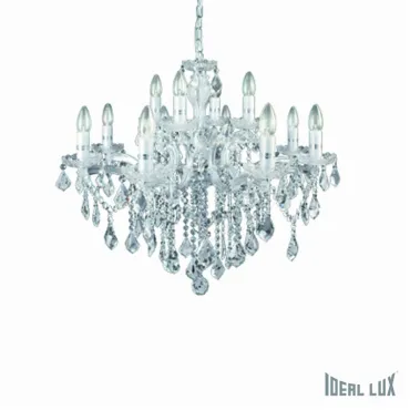 Подвесная люстра Ideal Lux FLORIAN FLORIAN SP12 CROMO Подвесная люстра Ideal Lux FLORIAN FLORIAN SP12 CROMO