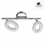 Спот Arte Lamp Ciambella A8972AP-2CC Цвет арматуры хром Цвет плафонов белый от ImperiumLoft