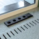 Выключатель проходной одноклавишный с подсветкой без рамки Werkel черный матовый W1112108 от ImperiumLoft