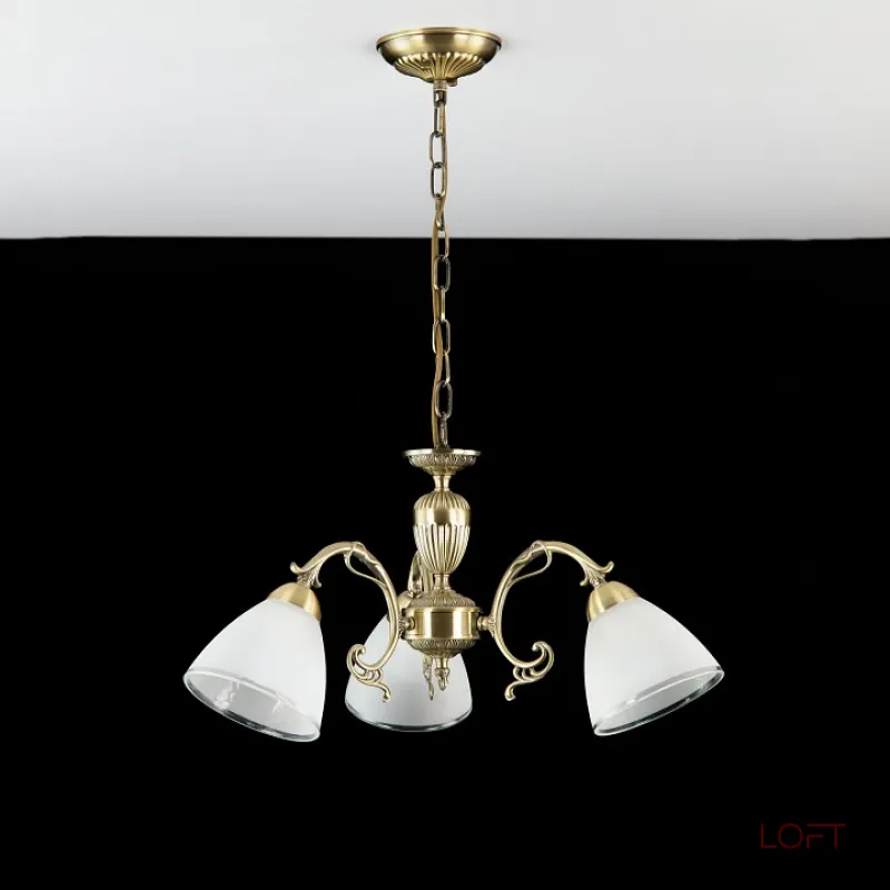 Подвесная люстра Citilux Латур CL413231 Цвет арматуры бронза Цвет плафонов белый от ImperiumLoft