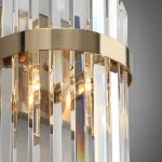 Накладной светильник Aployt Melisa APL.747.01.01 Цвет арматуры латунь Цвет плафонов прозрачный от ImperiumLoft