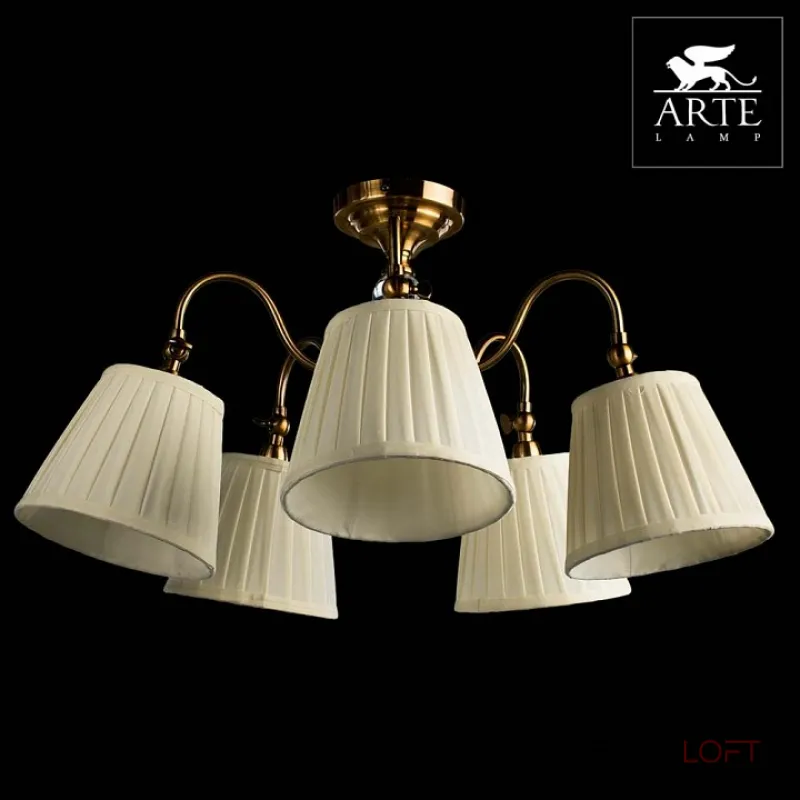 Потолочная люстра Arte Lamp Seville A1509PL-5PB Потолочная люстра Arte Lamp Seville A1509PL-5PB