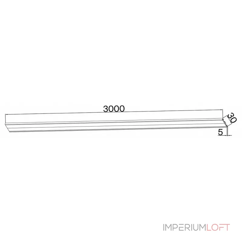 Трек накладной Favourite Unika 1002-TB-300 от ImperiumLoft