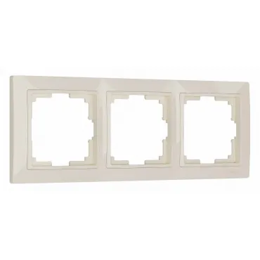 Рамка на 3 поста Werkel Snabb basic слоновая кость W0032003 Рамка на 3 поста Werkel Snabb basic слоновая кость W0032003