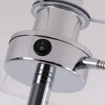 Торшер с подсветкой Arte Lamp Elba A2581PN-2CC Цвет арматуры Серый Цвет плафонов Белый от ImperiumLoft