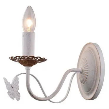 Бра Arte Lamp Ali A6114AP-1WG Цвет арматуры золото Цвет плафонов золото