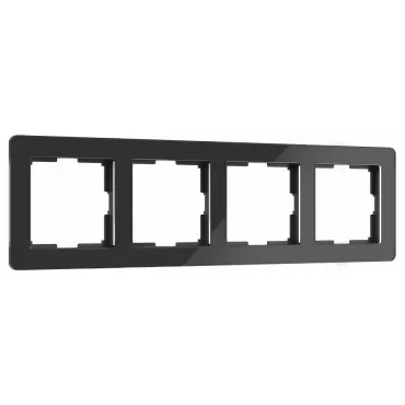 Рамка на 4 поста Werkel Acrylic черный a062133 Рамка на 4 поста Werkel Acrylic черный a062133