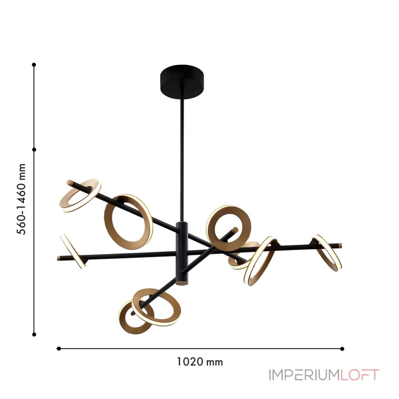 Люстра на штанге Favourite Jongleur 4322-9P