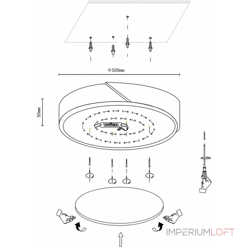 Потолочный светильник Velante Velante 445-247-01