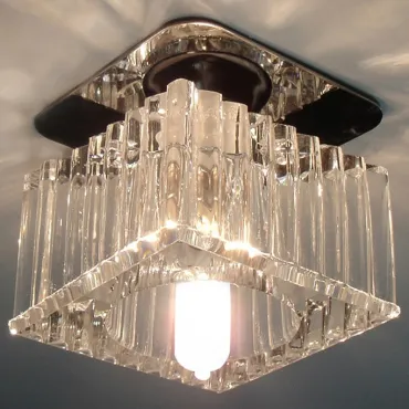 Встраиваемый светильник Arte Lamp Cool Ice 3 A8448PL-1CC Цвет арматуры хром Цвет плафонов прозрачный Встраиваемый светильник Arte Lamp Cool Ice 3 A8448PL-1CC Цвет арматуры хром Цвет плафонов прозрачный