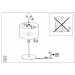 Настольная лампа декоративная Eglo Pasteri 31595 Цвет арматуры никель Цвет плафонов серый от ImperiumLoft
