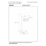 Настольная лампа офисная Lucide Sensas 30597/01/30 от ImperiumLoft