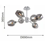 Люстра на штанге F-promo Tilda 2657-6U 