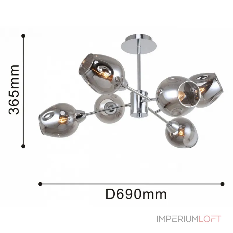 Люстра на штанге F-promo Tilda 2657-6U 