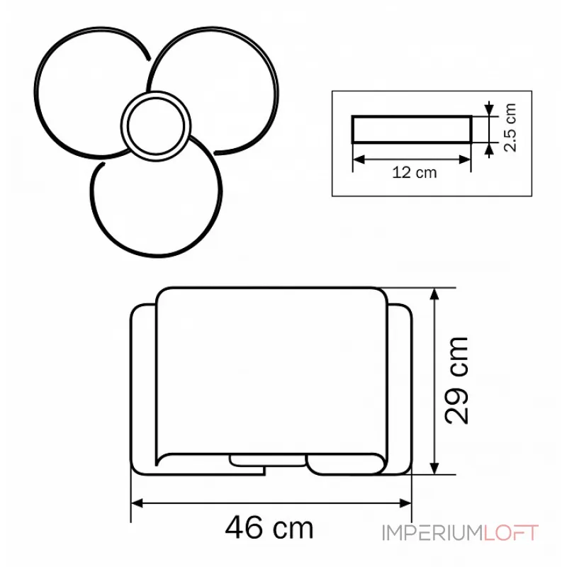 Потолочная люстра Lightstar Pittore 811030 