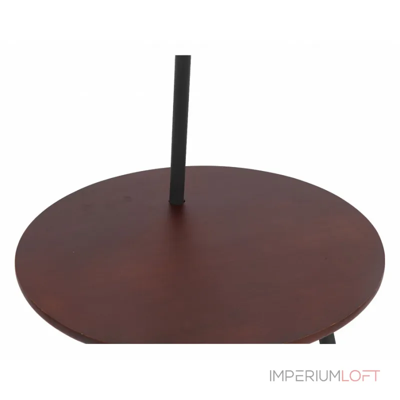 Торшеры с полкой ST-Luce Menola SLE302.415.01 Цвет арматуры коричневый Цвет плафонов кремовый от ImperiumLoft