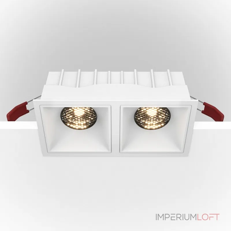 Встраиваемый светильник Maytoni Alfa DL043-02-15W4K-D-SQ-W от ImperiumLoft