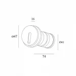 Встраиваемый светильник Denkirs DK1005 DK1007-WH от ImperiumLoft