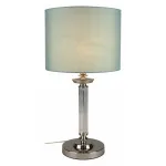 Настольная лампа декоративная Aployt Nikolet APL.714.04.01 Цвет арматуры хром Цвет плафонов голубой от ImperiumLoft