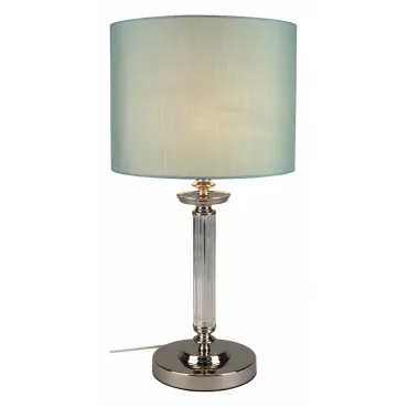 Настольная лампа декоративная Aployt Nikolet APL.714.04.01 Цвет арматуры хром Цвет плафонов голубой