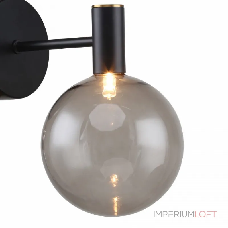 Бра Favourite Eternity 2766-1W Цвет арматуры латунь Цвет плафонов серый от ImperiumLoft