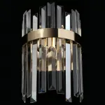 Накладной светильник Aployt Melisa APL.747.01.01 Цвет арматуры латунь Цвет плафонов прозрачный от ImperiumLoft